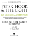 PETER HOOK & THE LIGHT - PLAYS 'JOY DIVISION A CELEBRATION'