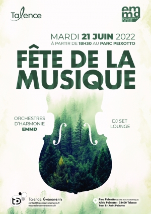 Orchestres d'harmonie de l’École municipale de musique et de danse - DJ sets lounge - Fête de la Musique 2022