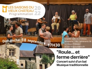 Concert et bal de musique traditionnelle « Roule... et ferme derrière ! » - Journées du Patrimoine 2022