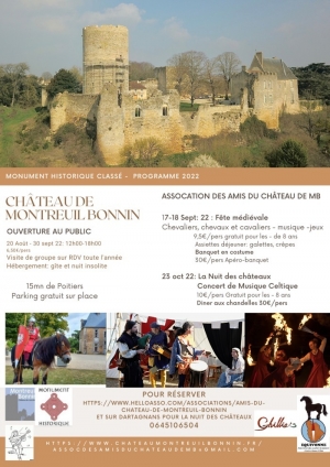 Fête médiévale dans ce château du XIIIe siècle - Journées du Patrimoine 2022