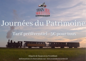 Voyagez à bord du Train des Mouettes - Journées du Patrimoine 2022