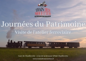 Visite du dépôt ferroviaire du Train des Mouettes - Journées du Patrimoine 2022