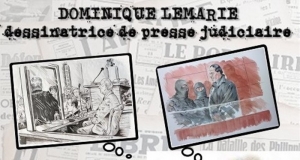 Exposition de dessins de presse judiciaire de Dominique Lemarié - Journées du Patrimoine 2022