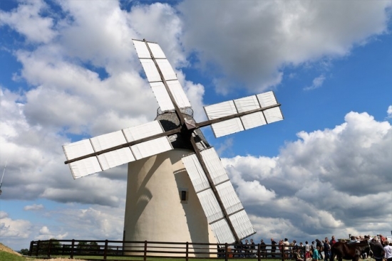 Retour à la vie de l'unique moulin à vent des Landes ! - Journées du Patrimoine 2022