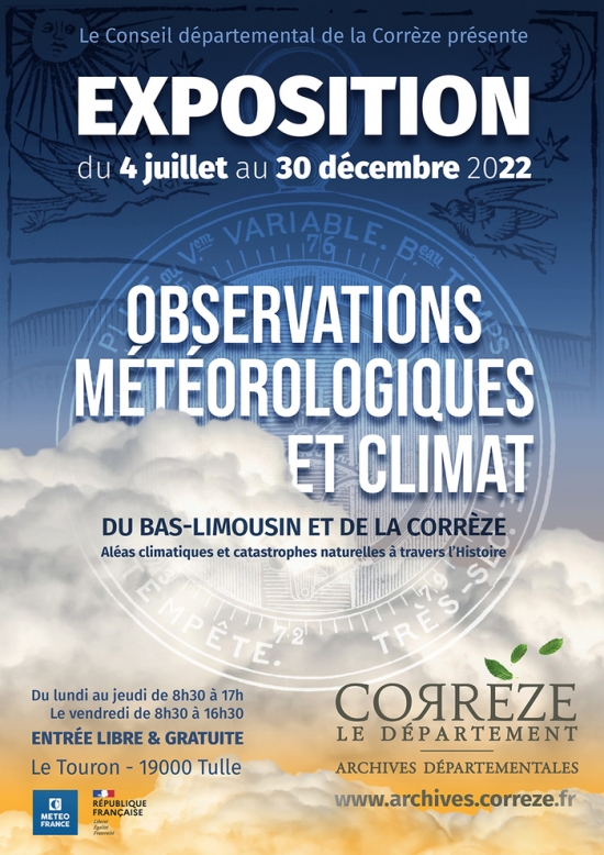 Exposition : Observations Météorologiques et Climat - Journées du Patrimoine 2022