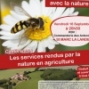affiche Conférence : « Les services rendus par la nature en agriculture » - Journées du Patrimoine 2022