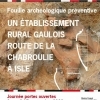 affiche Journée portes ouvertes d'un chantier de fouille archéologique Inrap - Journées du Patrimoine 2022