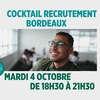 affiche Cocktail Recrutement à Bordeaux : décrochez un emploi !