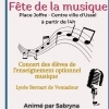 affiche Concert des élèves de l'enseignement optionnel de musique du Lycée Ventadour - Fête de la Musique 2023
