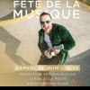 affiche Concert gratuit de Rémy LADORÉ aux glaces Moustache rue de la Poste - Fête de la Musique 2023