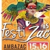 affiche FESTI'ZAC 2023 - PASS 1 JOUR